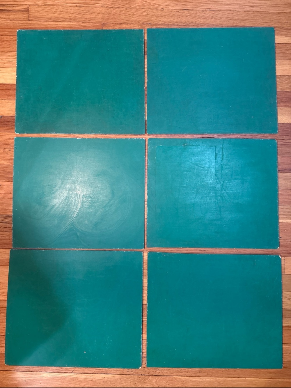 6 Vtg Slate Green Student Chalkboard 10”x12” Craft School Classroom Homeschool
